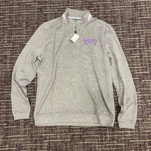 TCU Johnnie-O Reflex 1/4 Zip Pullover - Picture 1 of 5